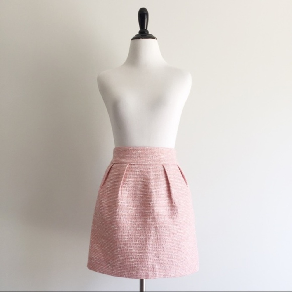 Zara // Tweed Mini Skirt